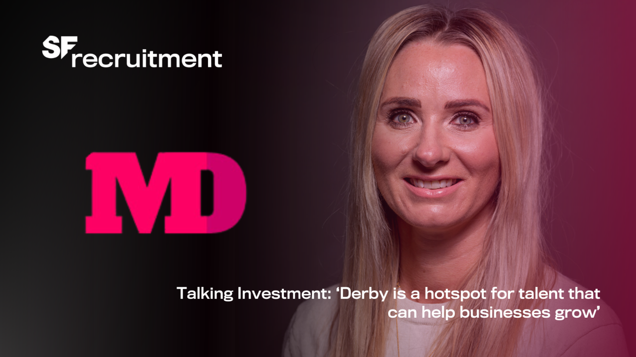 Ellie Talking Investment marketing Derby